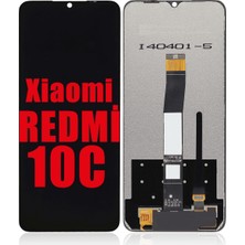 Genos Xiaomi Redmi 10C LCD Ekran Dokunmatik Siyah Çıtasız A Plus Kalite