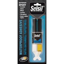Selsil Suya Dayanıklı Epoksi Enjektör Yapıştırıcı 28GR