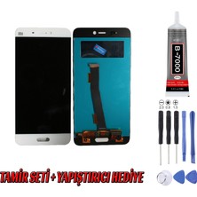 Genos Xiaomi Mi 5 LCD Ekran Beyaz Montaj Kiti Hediye