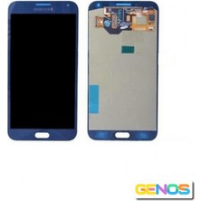 Genos Samsung Galaxy E7 E700 LCD Ekran Dokunmatik Mavi OLED Üstün Kalite