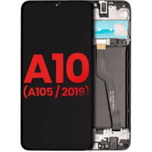Genos Samsung Galaxy A10 A105 LCD Ekran Dokunmatik Siyah Çıtalı Revize