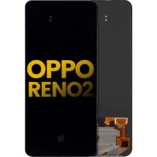 Genos Oppo Reno 2 LCD Ekran Dokunmatik Siyah Çıtasız Orjinal