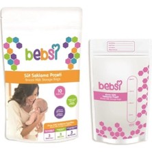 Aktif Bebek Bebsi Süt Saklama Poşeti 10'lu