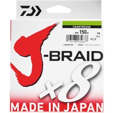 Daiwa Jbraid 8b Chartreuse 150M Ip Misina