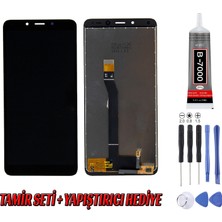 Genos Xiaomi Redmi 6A LCD Ekran Çıtasız Siyah Montaj Kiti Hediye