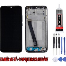 Genos Xiaomi Redmi 7 LCD Ekran Çıtalı Siyah Montaj Kiti Hediye