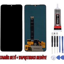 Genos Xiaomi Mi 9 LCD Ekran Çıtasız Siyah Montaj Kiti Hediye