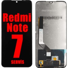 Genos Xiaomi Redmi Note 7 LCD Ekran Dokunmatik Siyah Çıtasız Orjinal