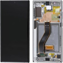 Genos Samsung Galaxy Note 10 Plus N975F Ile Uyumlu OLED Ekran Dokunmatik Siyah