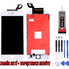 Genos Apple Iphone 6s Plus LCD Ekran Orijinal Beyaz Montaj Kiti Hediye