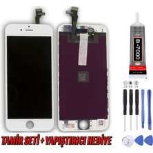 Genos Apple Iphone 6 LCD Ekran Beyaz Montaj Kiti Hediye