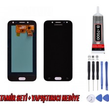 Genos Samsung J5 Pro J530 LCD Ekran OLED Siyah Montaj Kiti Hediye