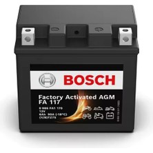 Motostart Bosch Fa 117 YTZ7S 12 V 6 Amper Motosiklet Akü (Fabrikasyon Kurulumlu)
