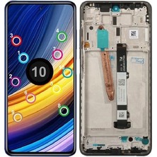 Genos Xiaomi Poco X3 Pro ile Uyumlu LCD Ekran Dokunmatik Çıtalı