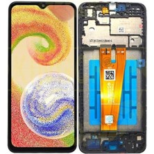 Genos Samsung Galaxy A04 A045F Ile Uyumlu OLED Ekran Dokunmatik Çıtalı