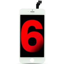 Genos Apple iPhone 6 LCD Ekran Dokunmatik Beyaz A Plus Kalite