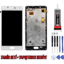 Genos Casper Via E1 LCD Ekran Çıtalı Beyaz Montaj Kiti Hediye