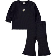 Civil Baby Papatya Nakışlı 6-18 Ay Takım - Gri 6-9 Ay