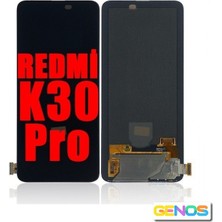 Genos Xiaomi Redmi K30 Pro LCD Ekran Dokunmatik Siyah Çıtasız Orijinal