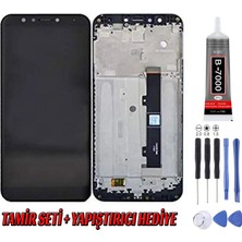 Genos General Mobile Gm8 LCD Ekran Çıtalı Siyah Montaj Kiti Hediye