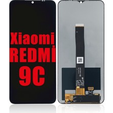 Genos Xiaomi Redmi 9c LCD Ekran Dokunmatik Siyah Çıtasız A Plus Kalite