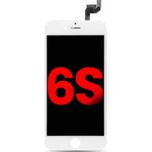 Genos Apple iPhone 6s LCD Ekran Dokunmatik Beyaz A Plus Kalite
