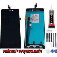 Genos Casper Via V8 LCD Ekran Çıtasız Siyah Montaj Kiti Hediye