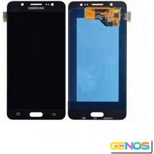 Genos Samsung Galaxy J510 LCD Ekran Dokumatik Siyah OLED Üstün Kalite