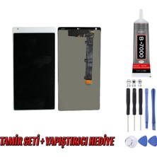 Genos Xiaomi Mi Mix LCD Ekran Çıtasız Beyaz Montaj Kiti Hediye