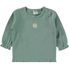 Civil Baby Papatya Nakışlı 6-18 Ay Takım - Haki 6-9 Ay