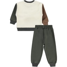 Civil Boys Best Friend Baskılı 2-5 Yaş Eşofman Takımı - Haki 2-3 Yaş