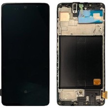 Genos Samsung Galaxy A51 A515F ile Uyumlu OLED Ekran Dokunmatik Çıtalı