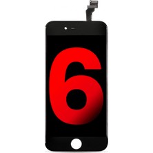 Genos Apple iPhone 6 LCD Ekran Dokunmatik Siyah A Plus Kalite