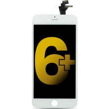 Genos Apple iPhone 6 Plus LCD Ekran Dokunmatik Beyaz Orjinal Revize