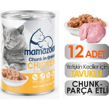 Mamazoone Tavuk Etli Yetişkin Kedi Maması 12 Adet