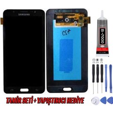 Genos Samsung C7000 C7 LCD Ekran OLED Siyah Montaj Kiti Hediye