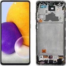 Genos Samsung Galaxy A72 A725 Ile Uyumlu Çıtalı LCD Ekran Dokunmatik Dar Ekran