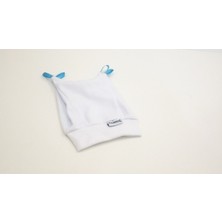 Aktif Bebek Sema Baby Yenidoğan Kurdelalı Bebek Şapka - Beyaz