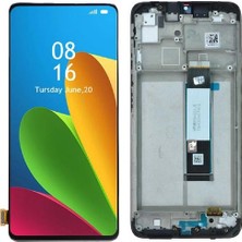 Genos Xiaomi Redmi 9t ile Uyumlu LCD Ekran Dokunmatik Çıtalı