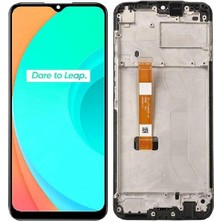 Genos Oppo Realme C11 ile Uyumlu LCD Ekran Dokunmatik Çıtalı RMX2185