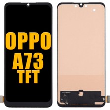Genos Oppo A73 2020 LCD Ekran Dokunmatik Siyah Çıtasız A Plus Kalite