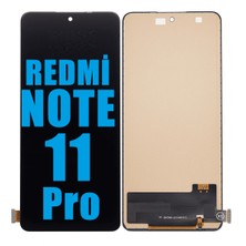 Genos Xiaomi Redmi Note 11 Pro LCD Ekran Dokunmatik Siyah Çıtasız A Plus Kalite