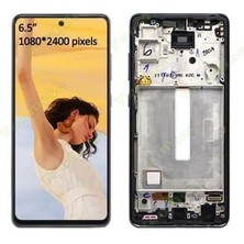 Genos Samsung Galaxy A52 5g A526 Ile Uyumlu LCD Ekran Dokunmatik Tam Ekran