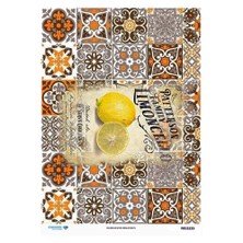 Diamond Craft N: 5235 Limon Desenli 30*42 cm Dekopaj