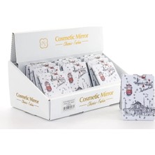 HypAirs Taşlı Istanbul Tasarımı El Aynası Ince ALK2916