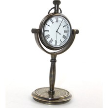 VeraGlobe Buğz Masa Üstü Pirinç Saat Model 1