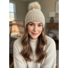 Baykuşca Örgü Bere, Mantar Beji, Gold Simli, Yeniyıl Hediyesi, Kişiye Özel, Yün Bere, Sevgiliye Hediye