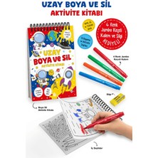 Bigkids Yayınları Uzay – Boya ve Sil Aktivite Kitabı / 3 Yaş +