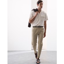Marks & Spencer Lightweight Tapered Fit Lastikli Bel Pantolon