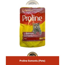 Proline Pouch Pate Somonlu Yaş Kedi Maması 85 gr